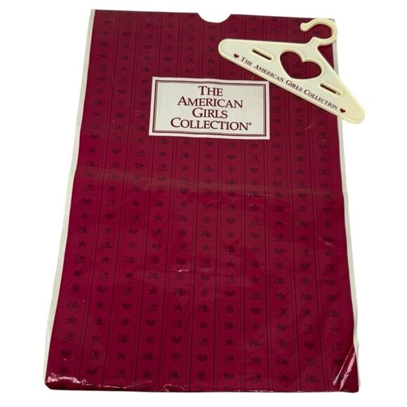 Vintage 1990s The American Girls Collection Garment Bag +Hanger Outfit Packaging - Picture 1 of 14